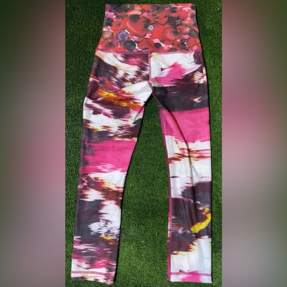 Lululemon Wunder Under Pant III-Pigment Wind Berry Rumble Multi - Picture 2 of 4